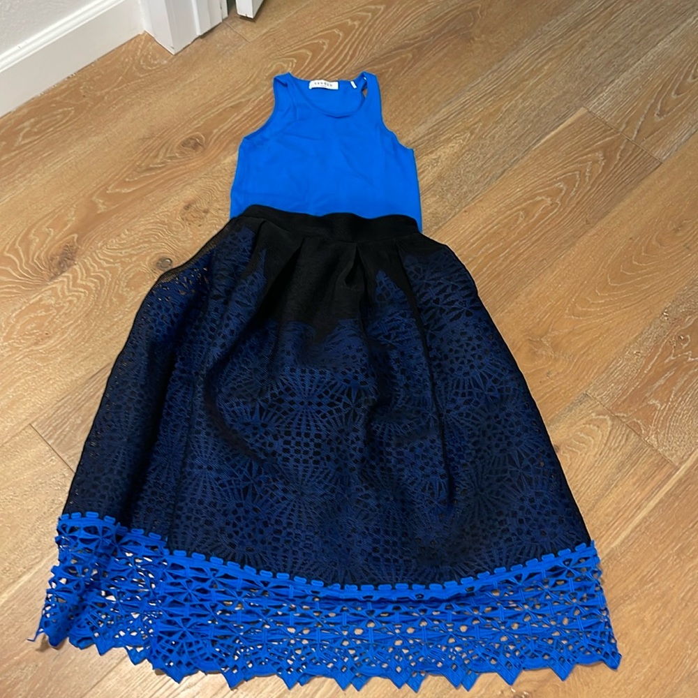 Maje Skirt and Sandro Top
